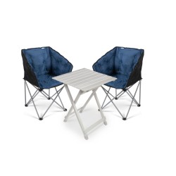 Pack Dometic table et 2 chaises (Bleu)