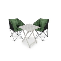 Pack Dometic table et 2 chaises (Vert)