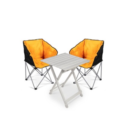Pack Dometic table et 2 chaises (Jaune)