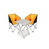 Pack Dometic table et 2 chaises (Jaune)
