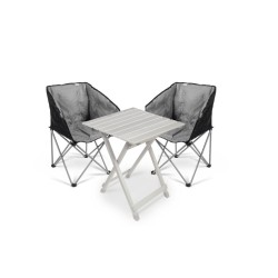 Pack Dometic table et 2 chaises (Gris)