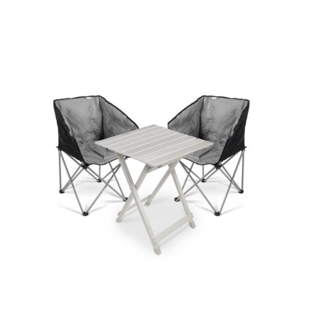 Pack Dometic table et 2 chaises (Gris)
