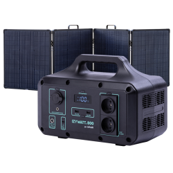 Pack générateur solaire IZYWATT 800 et panneau solaire pliant 200W
