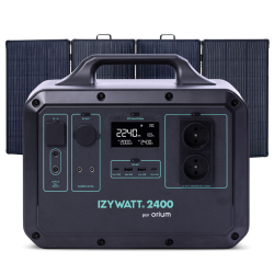 Pack générateur solaire IZYWATT 2400 LFP et panneau solaire 315W